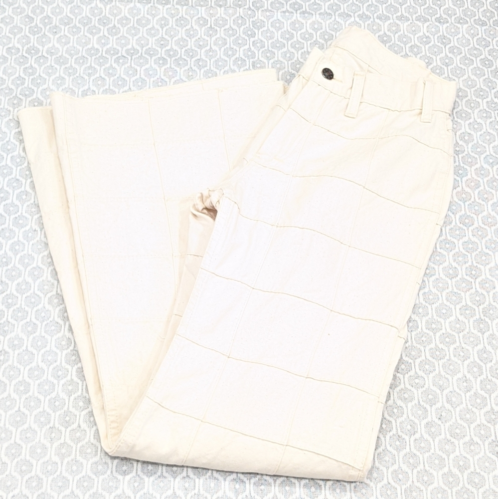 Patchwork Wide Leg Jeans